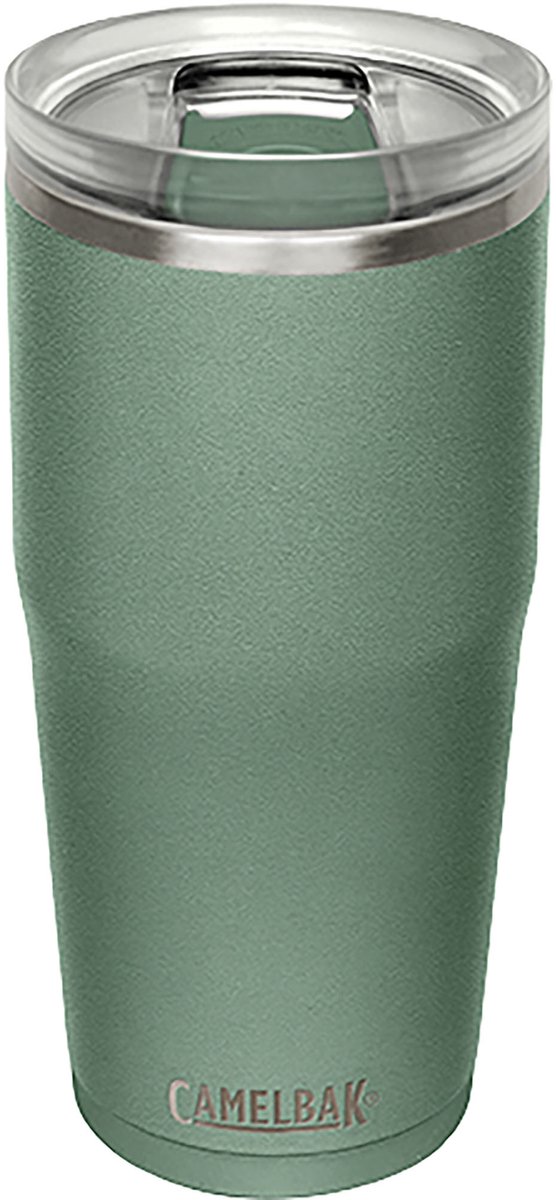 Merkloos Thermosbeker 600 ml - RVS, Groen, Lekvrij — afbeelding 3