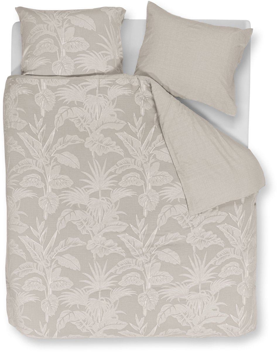 Rivièra Maison Botanica dekbedovertrek - Lits-Jumeaux XL - 260 x 200/220 cm - Zand