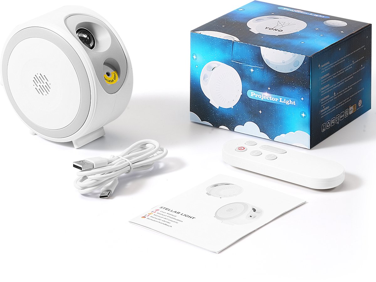 YONO Sterren Projector - Sterrenhemel Projector - Galaxy - Heelal Nacht Lamp met Afstandsbediening – foto 8