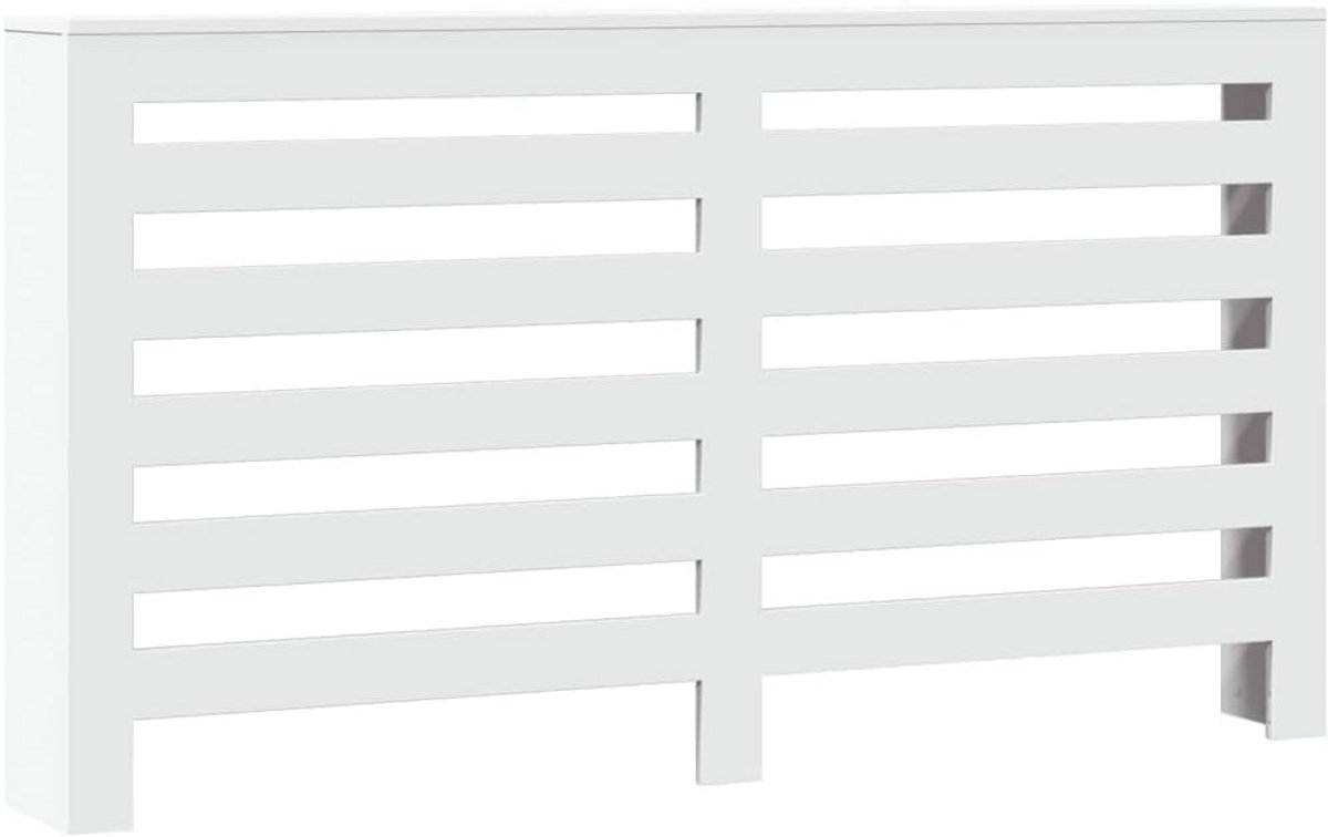 Grote Witte Houten Radiatorombouw met Legplank 149x20x82 cm