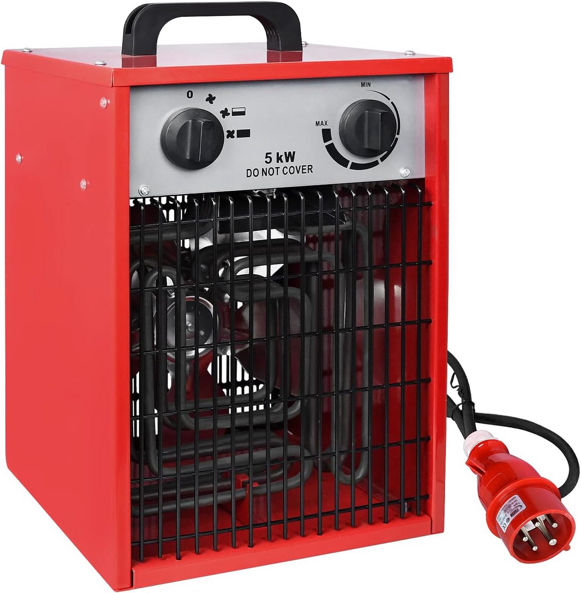Krachtige Industriële Ventilatorverwarming - 5kW Elektrische Bouwverwarming