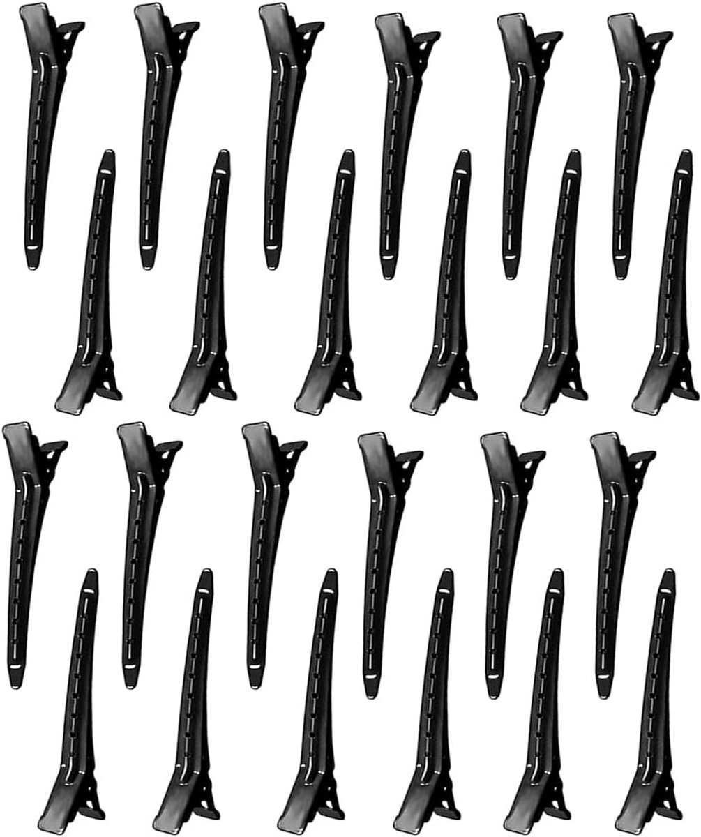 24x Professionele Metalen Antislip Haarspelden Krokodillenclips