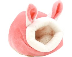 Hamsterkooi, hangmat voor knaagdieren, konijnenmand, huisje, benodigdheden voor cavia's, fretten, fluwelen nest, warm slaapbed, kleine huisdierartikelen, accessoires, schattige kooi, fluwelen speelgoed, verstopplek