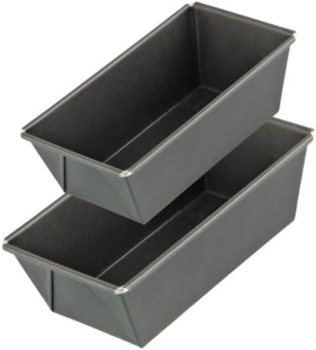 Set van 2 Rechthoekige Bakvormen - 20 cm en 16 cm
