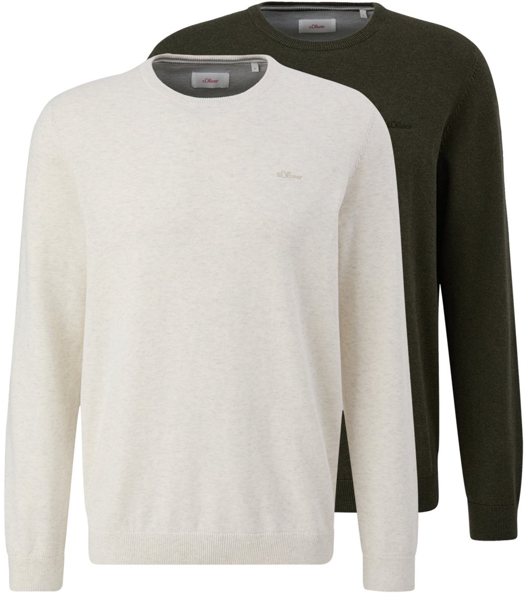 s.Oliver Heren trui 2 pack Basic