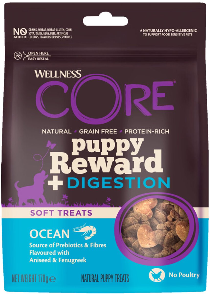 Wellness Core Hondensnacks Reward+ Ocean Treats Puppy - 170 gr