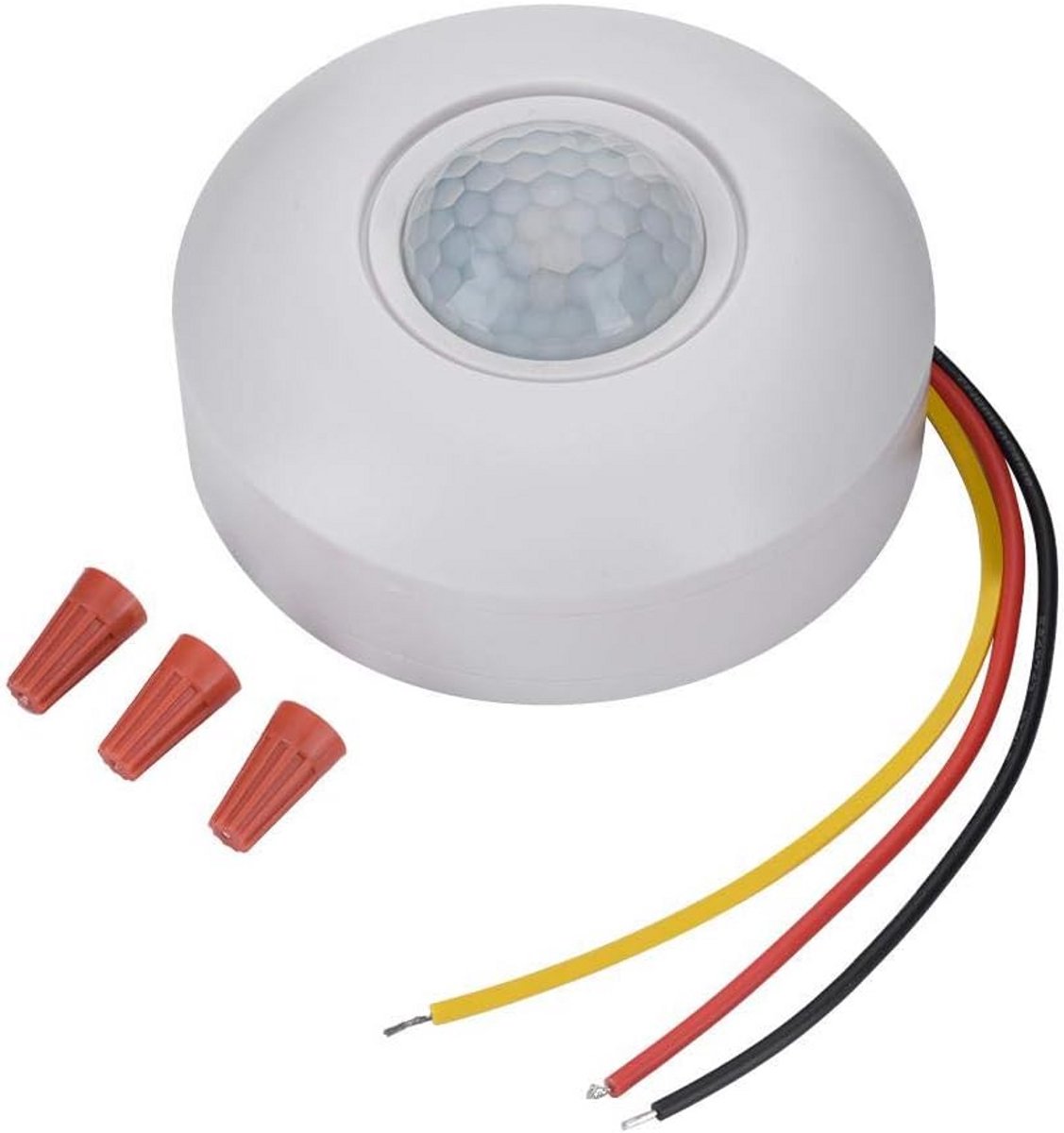 360 Graden PIR Bewegingssensor Schakelaar met Lichtsensor en Tijdvertraging voor Plafondverlichting