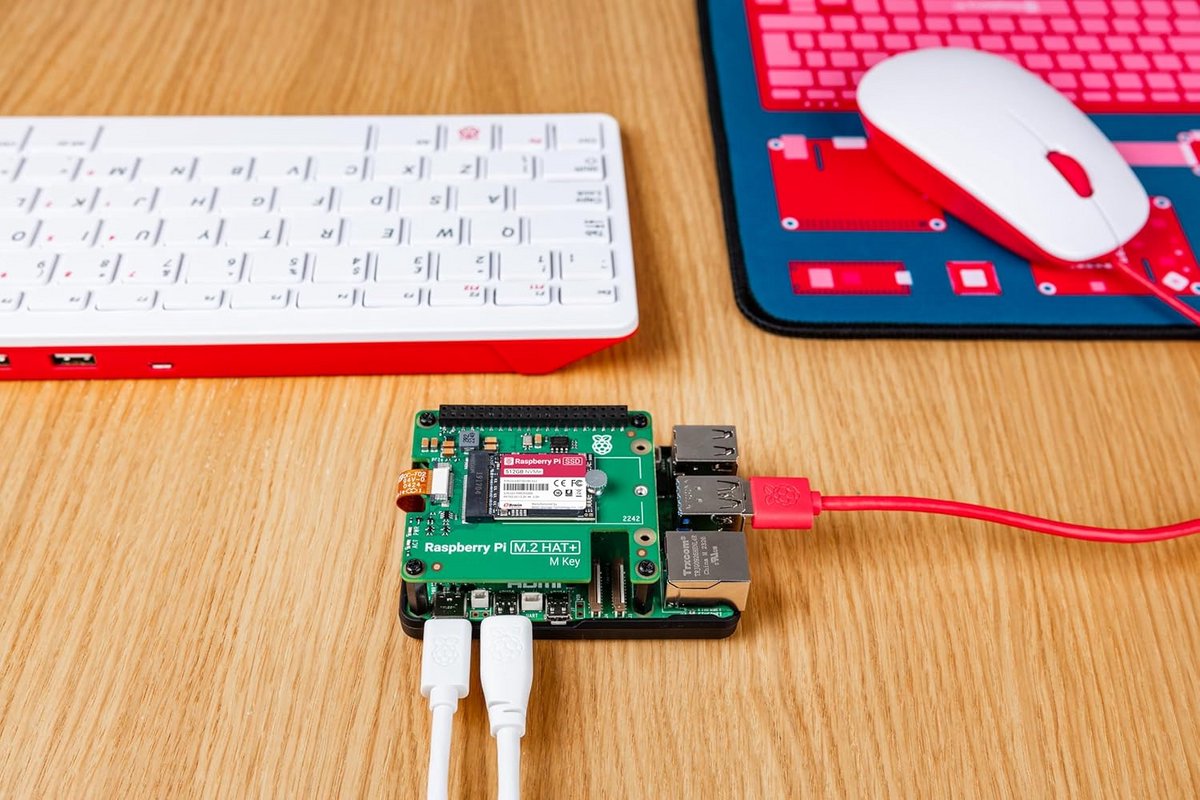 Snelle NVMe SSD voor Raspberry Pi 5 (512 GB) - PCIe Gen 3 Opslag