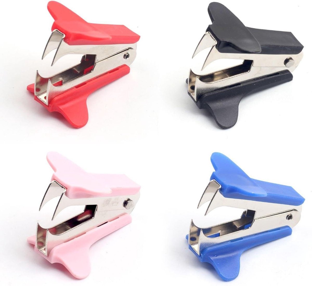 Nagellifter set van 4 stuks voor nagelverzorging en manicure - metaal, handig in gebruik.