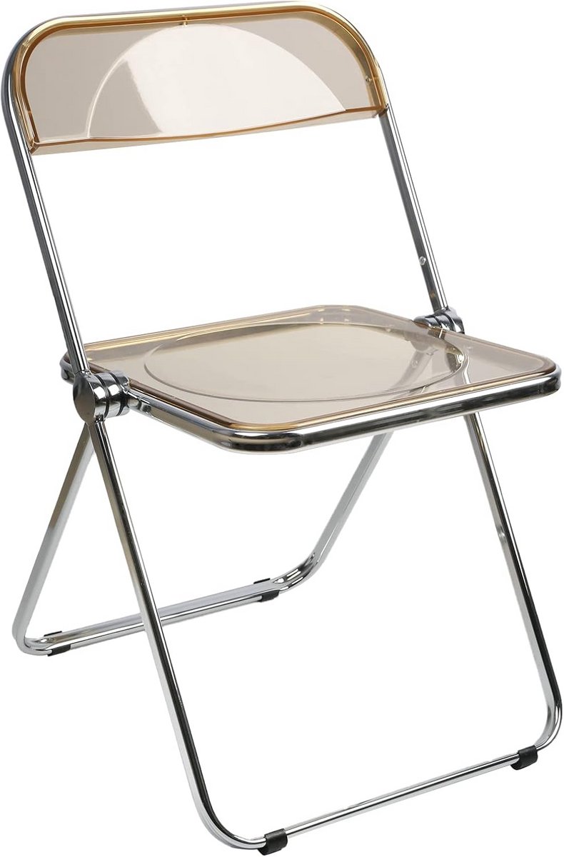 Transparante Klapstoel met Metalen Frame voor Feest en Conferentie