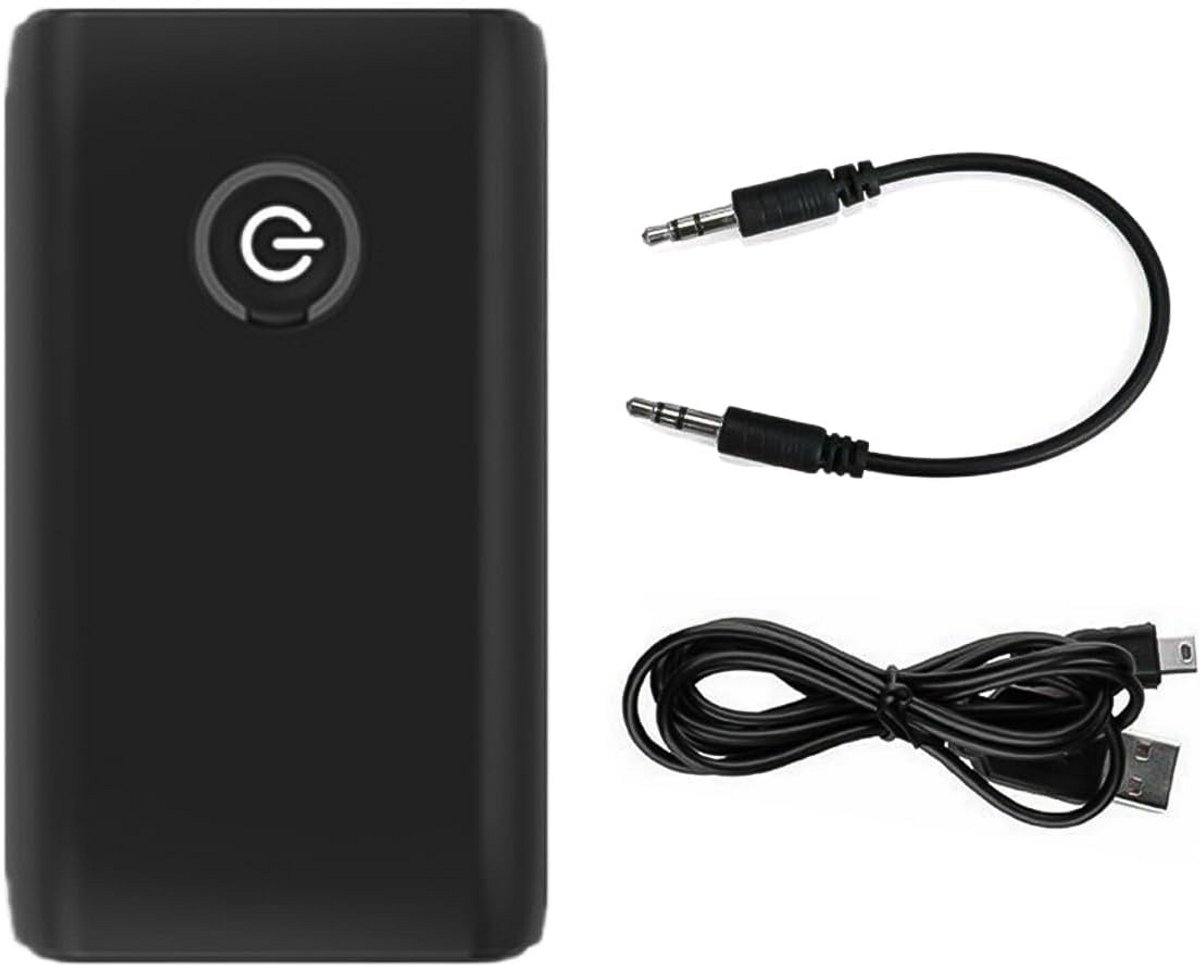 Bluetooth 5.3 Zender Ontvanger 2-in-1 Audioadapter 3,5mm AUX voor TV PC Koptelefoon
