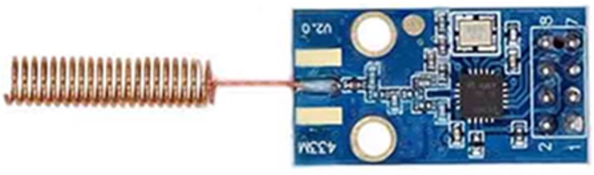 CC1101 RF Transceiver Module 433 MHz met Veerantenne en SPI
