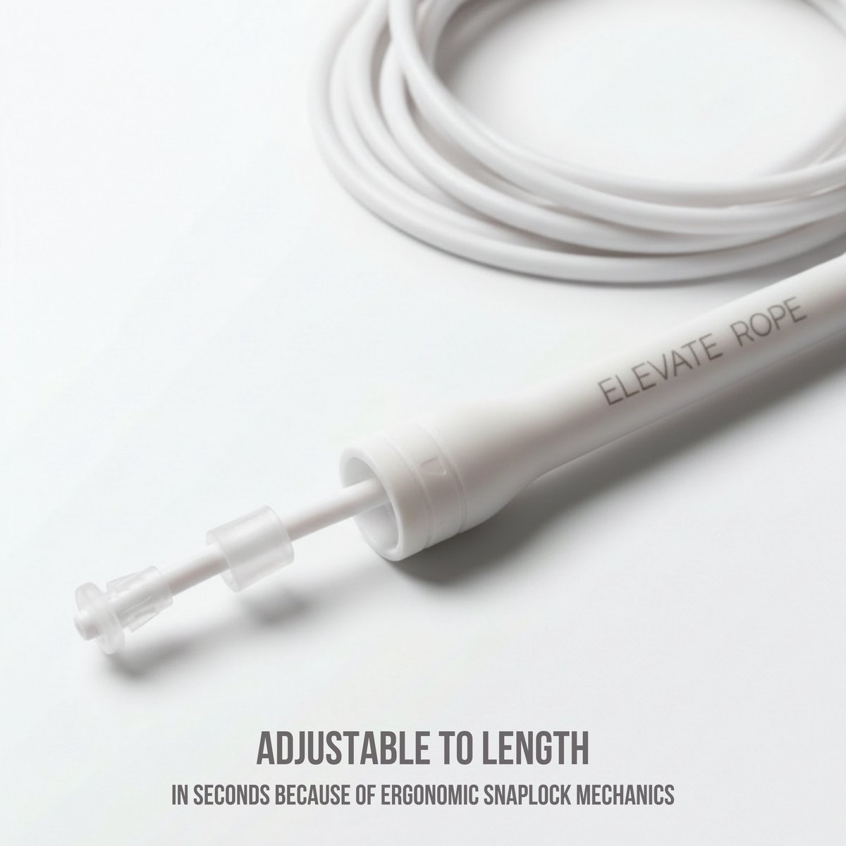 Elevate Rope Professioneel Sport Springtouw - Verstelbare Jump Rope - Touwtje Springen voor Volwassenen en kinderen - Speed rope - Conditie & Kracht - Binnen & Buiten Skipping Rope - Fitness Springtouwen (14 Kleuren) — afbeelding 8