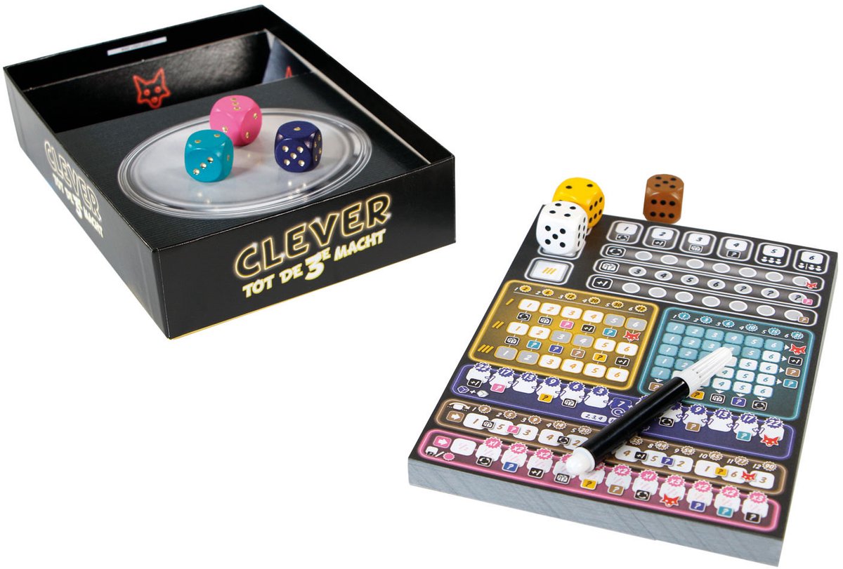 999 Games - Clever tot de 3e macht - Dobbelspel - Derde deel van de razend populaire dobbelsensatie Clever - Gezelschapsspel - Familiespel - Strategiespel - Klein cadeautje — afbeelding 5