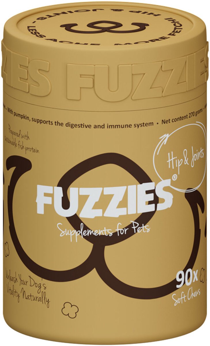 Fuzzies Hip & Joint 90 stuks - 270 gram - Hond