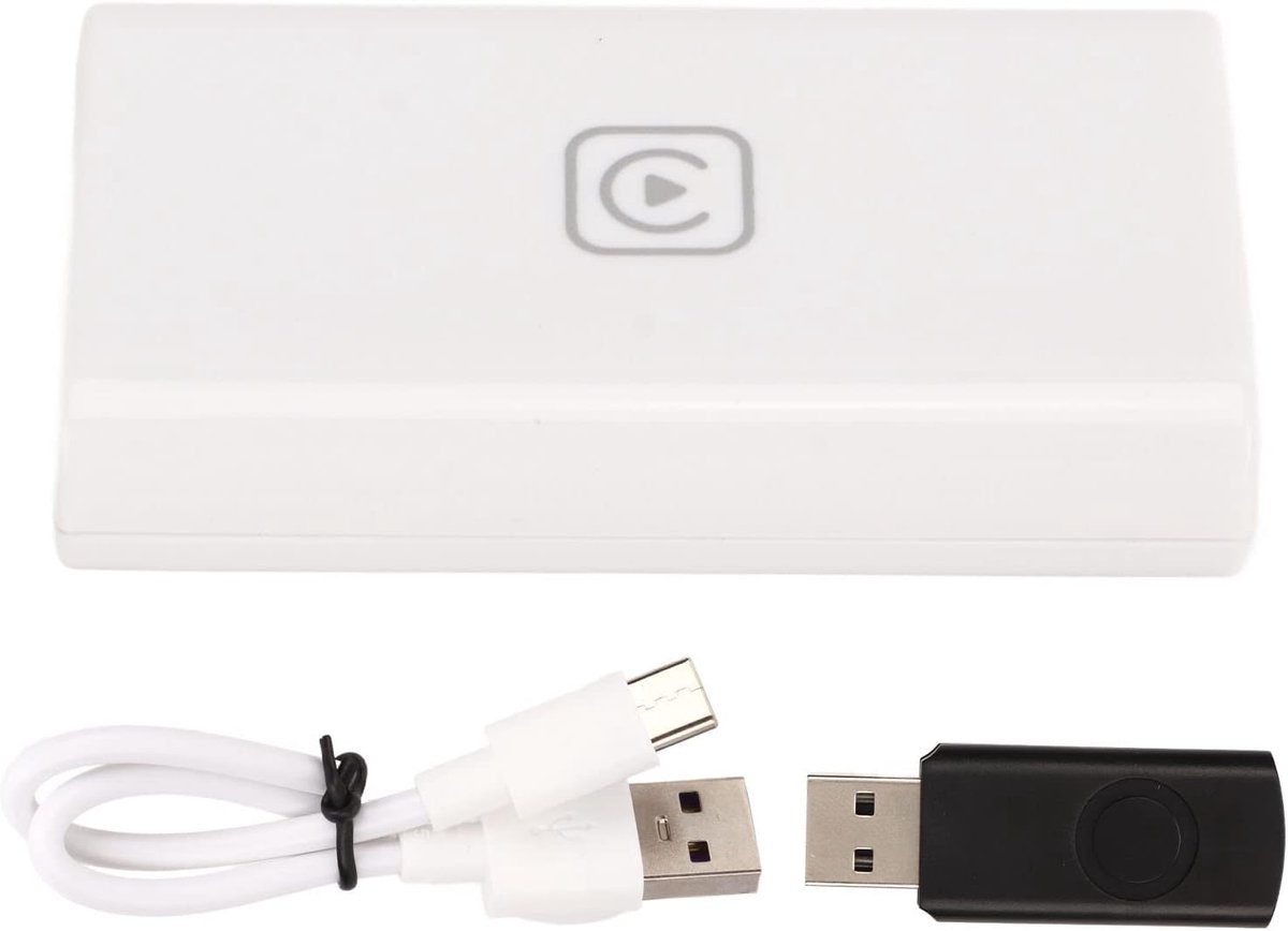 Draadloze CarPlay Adapter voor Linux Auto's - Plug and Play Schermprojectie en Handsfree Bellen