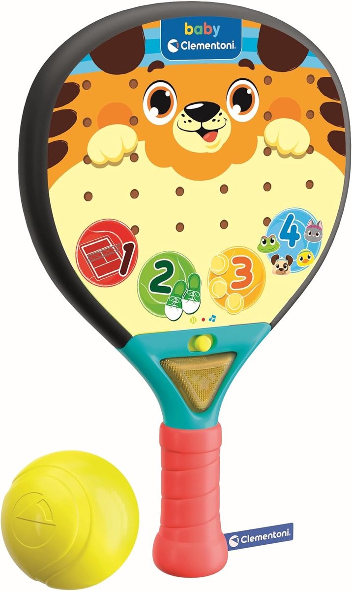 Padel Speelset met Rackets en Elektronisch Centrum voor Kinderen 1-4 Jaar - Motoriek en Balans