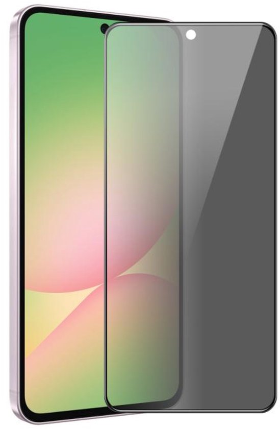 Privacy Screenprotector geschikt voor Samsung Galaxy A57 - Gehard glas screen protector - Solidenz Full cover Anti Spy screen