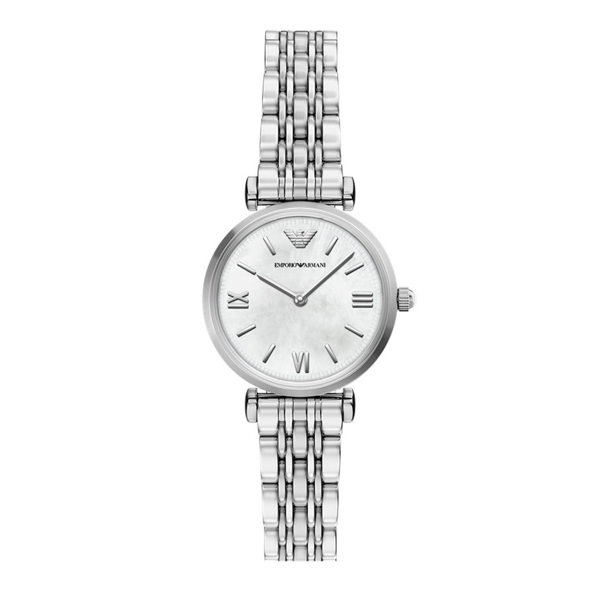 Emporio Armani AR11768 Vrouwen Horloge 28 mm - Zilverkleurig