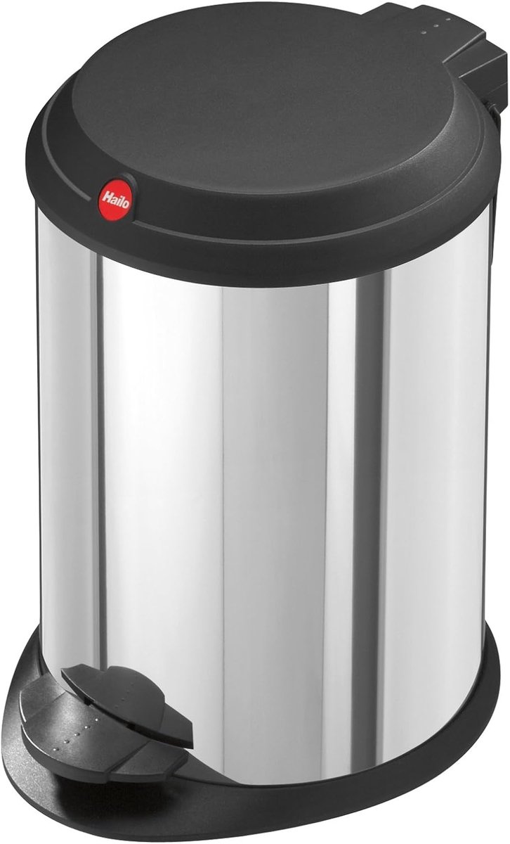 Ronde RVS Pedaalemmer 4 Liter met Deksel - Geurtdicht en Stabiel