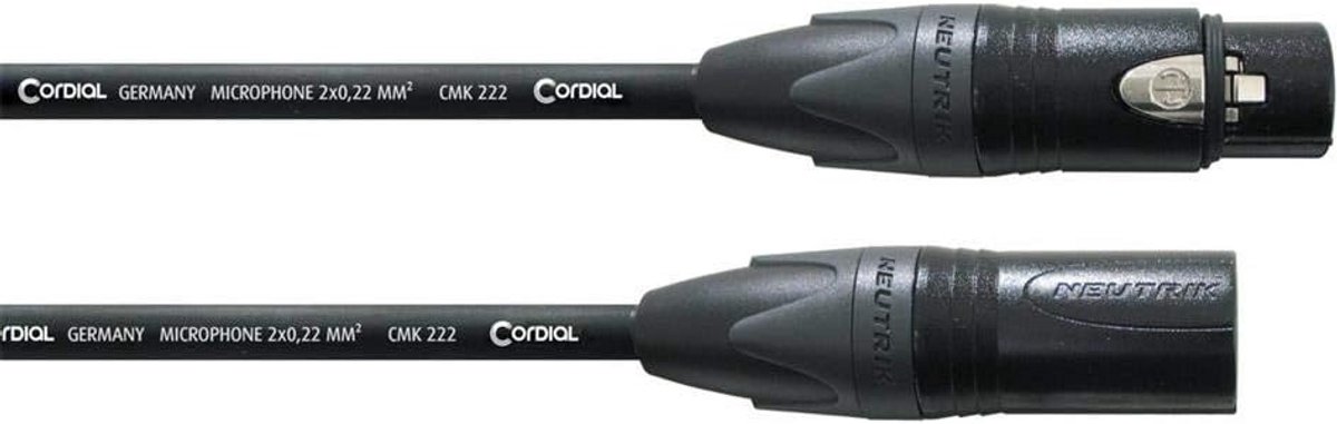 Symmetrische Microfoon XLR Kabel 2,5 Meter voor Studio en Optredens