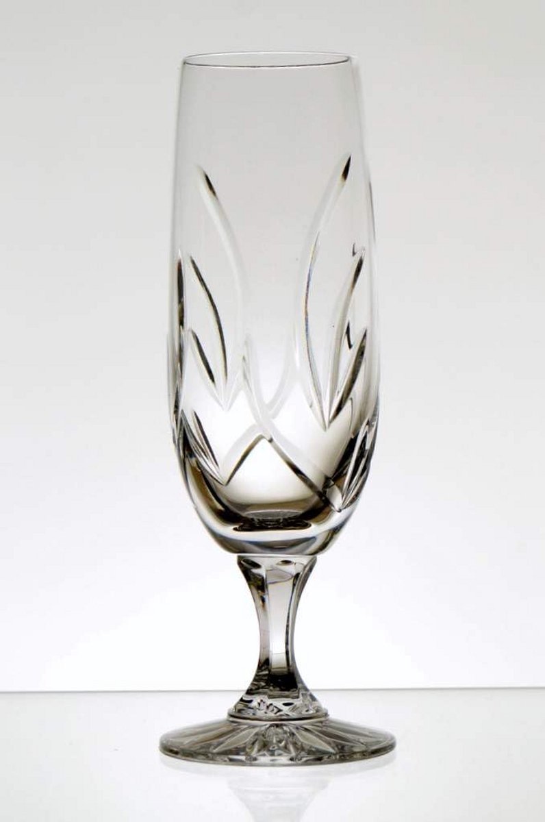 Set van 6 Luxe Kristallen Champagneglazen - Geslepen Prosecco Glazen