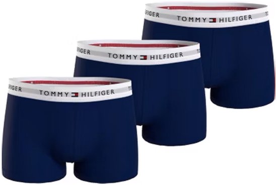 Tommy Hilfiger 3pack trunks - donkerblauw - katoen