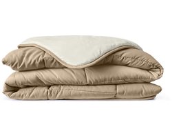 Eleganzzz Zomerdekbed zonder Overtrek 200x200 Brown - Dekbed zonder overtrek - Hoesloos dekbed - Eazy dekbed - Gekleurd dekbed - Zomerdekbed zonder Overtrek - Tweepersoons Dekbed - Dekbedden
