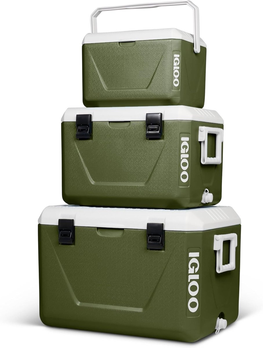 Stapelbare Passieve Koelboxen Set 3 Stuks Verschillende Groottes