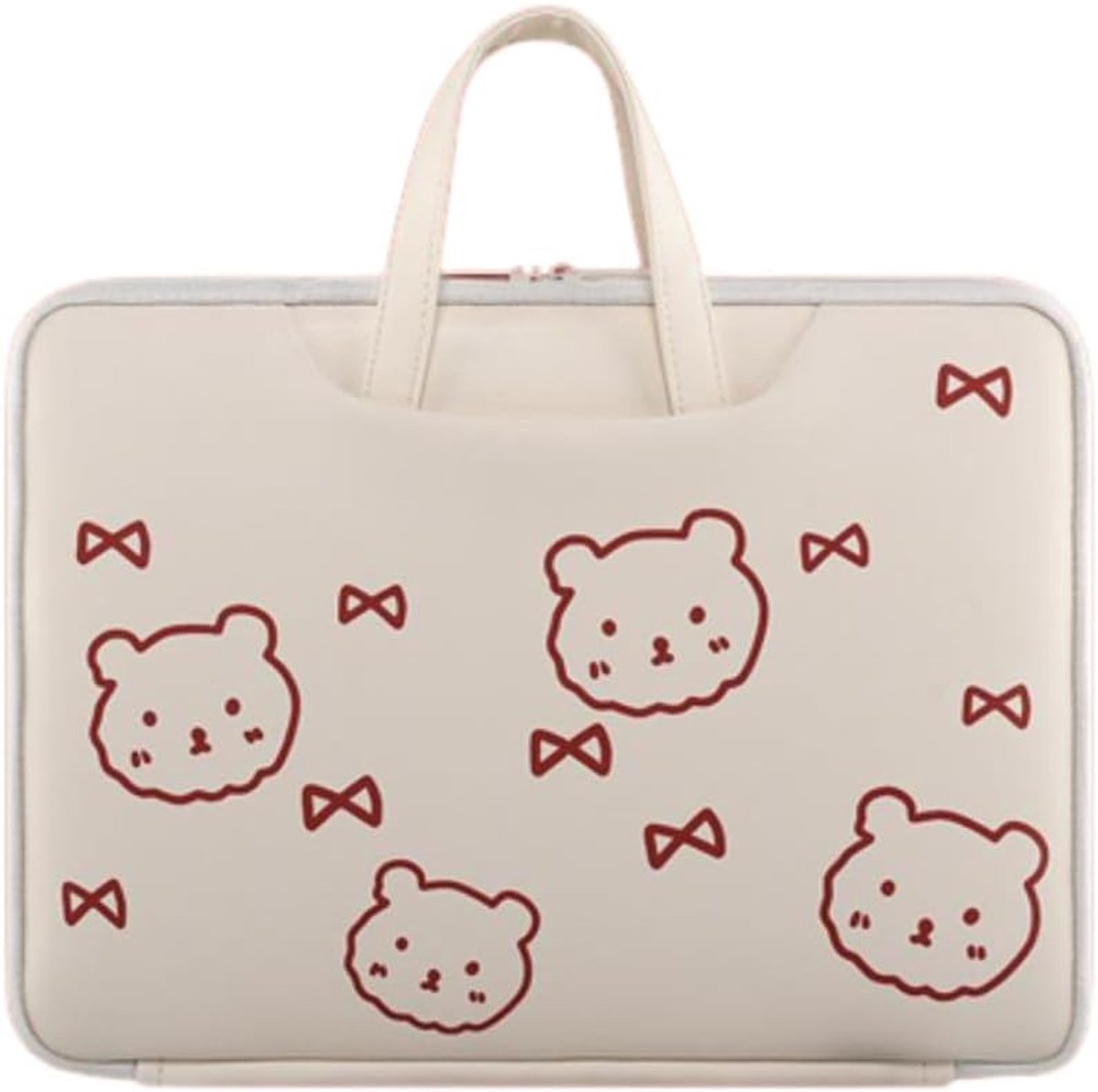 Schattige Laptophoes voor Dames - Kawaii Laptop Sleeve met Leuk Patroon - Beschermende Draagtas voor 13-16 inch