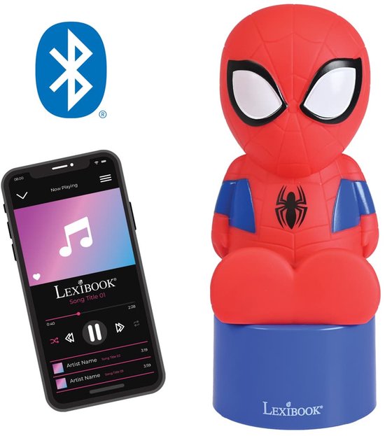 Spiderman nachtlampje bluetooth speaker van Merkloos — afbeelding 2