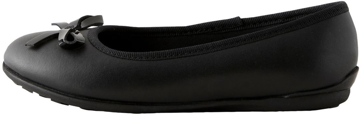 Next - Meisjes - Leren ballerina's voor school - Zwart