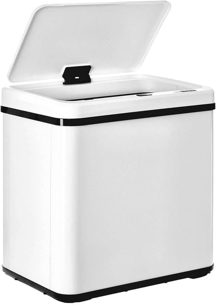 Slimme Vuilnisbak 30L met Automatische Sensor en Handmatige Openingsfunctie