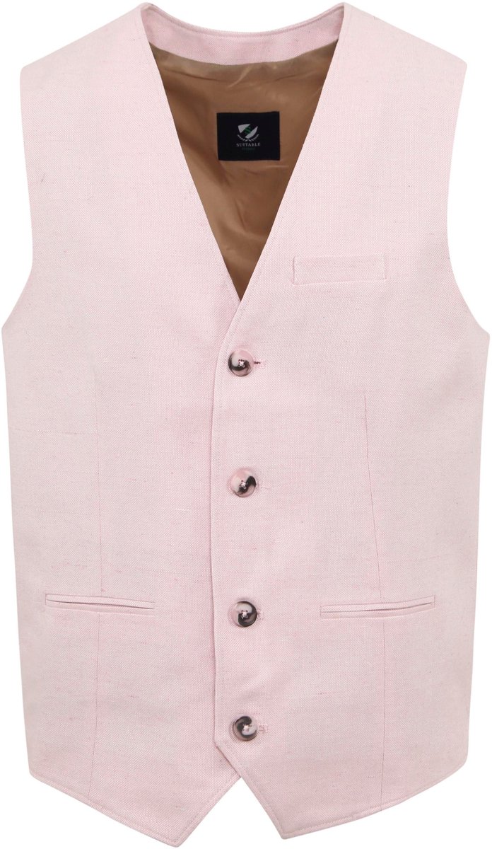 Suitable Gilet Loop Roze - Maat 50 - Heren