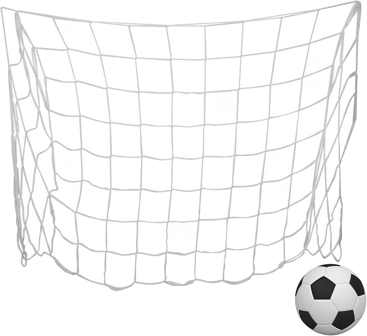 Voetbalnet Mini Doel (1.2 x 0.8m) - Duurzaam Oefennet voor Binnen en Buiten