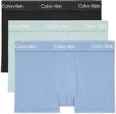 Calvin Klein Trunks (3-pack) - heren boxers normale lengte - zwart - grijs - blauw