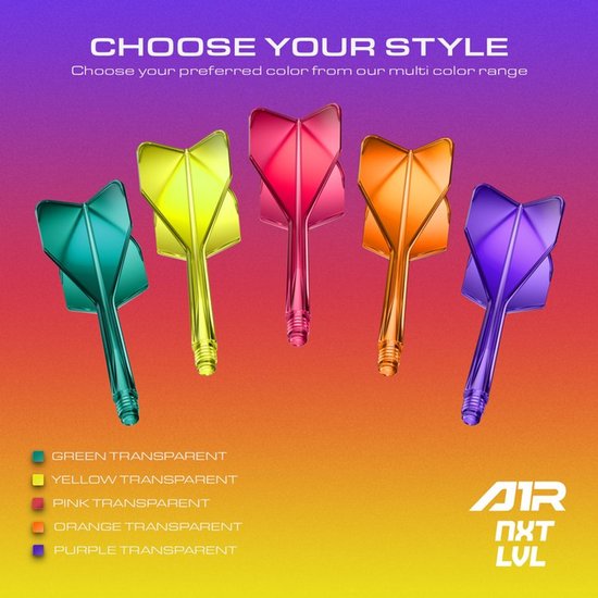 GOAT Air Neon Pink NO6 - Dart Flights van GOAT — afbeelding 4