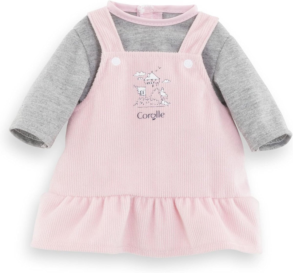 Mooie Jurk en Shirt voor Pop van 36 cm - Speelgoedkleding Vanaf 2 Jaar