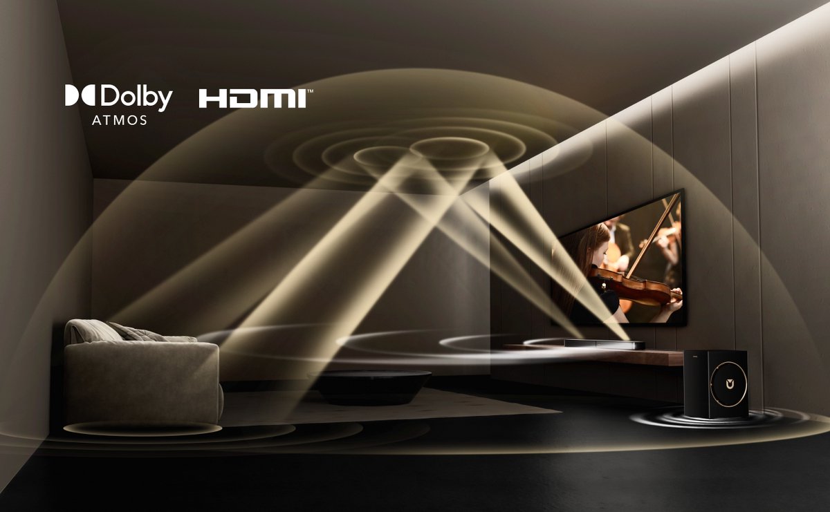 Ultimea Skywave F30 Soundbar met Dolby Atmos Subwoofer - afbeelding 3