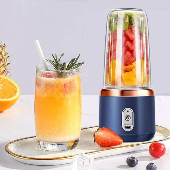 Draagbare Mini Blender 400ml Persoonlijke Juicer met 6 Blades voor Sport en Reizen van Merkloos — afbeelding 2