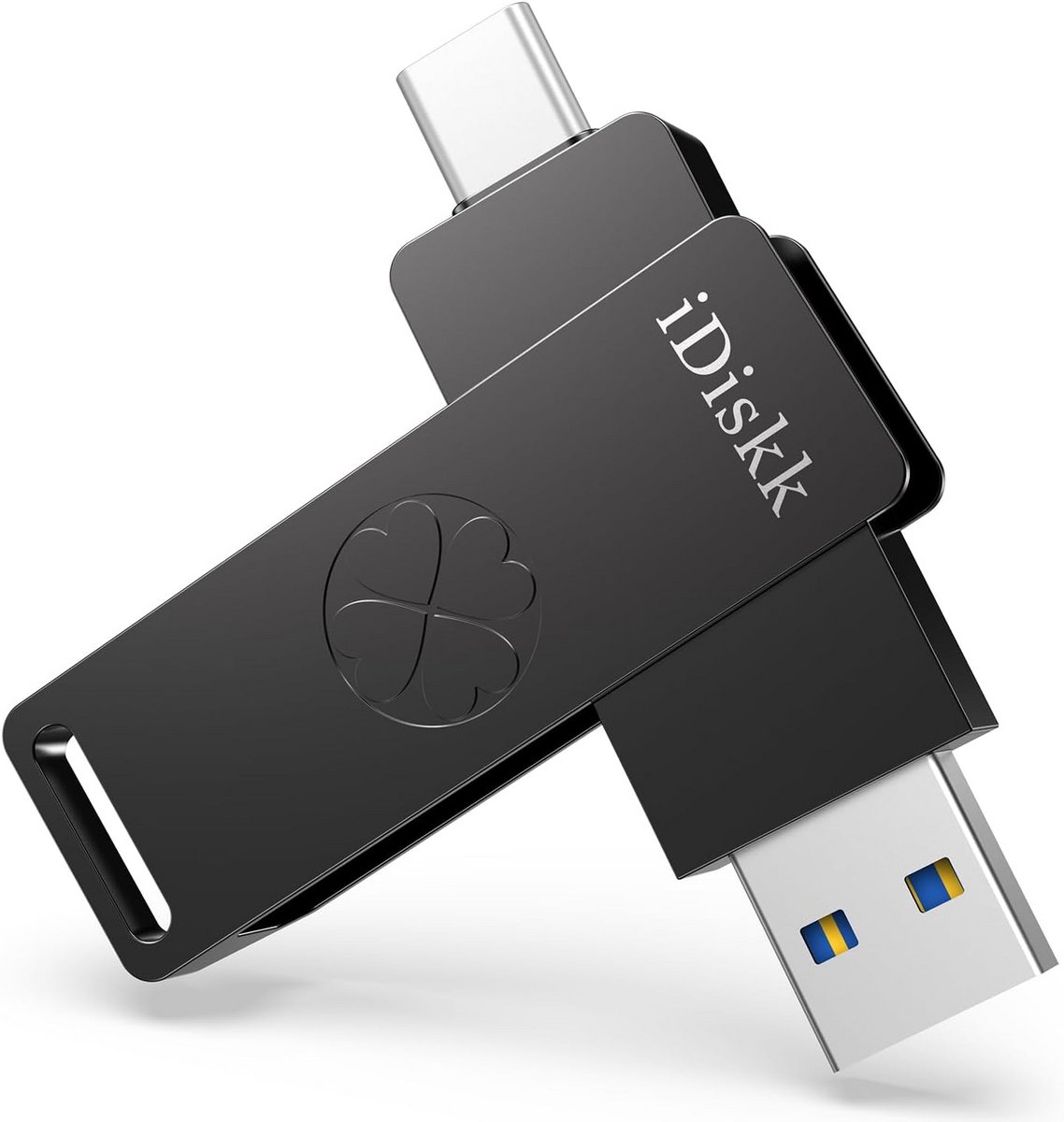 Snelle USB-C en USB-A SSD Flashdrive 512GB - Hoge Snelheid 1000MB/s voor Telefoon en Laptop