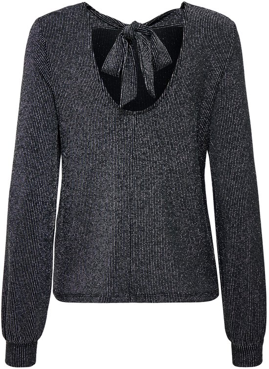 SEULEMENT - ONLCAROL L/ S GLITTER BOW TOP BOX JRS - Filles - Chemisiers