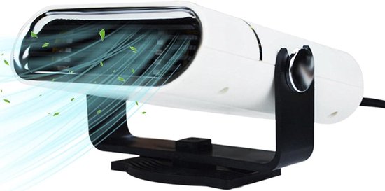 12V Auto Ventilator Verwarming en Ontdooier voor Voorruit - Snel Warme Lucht