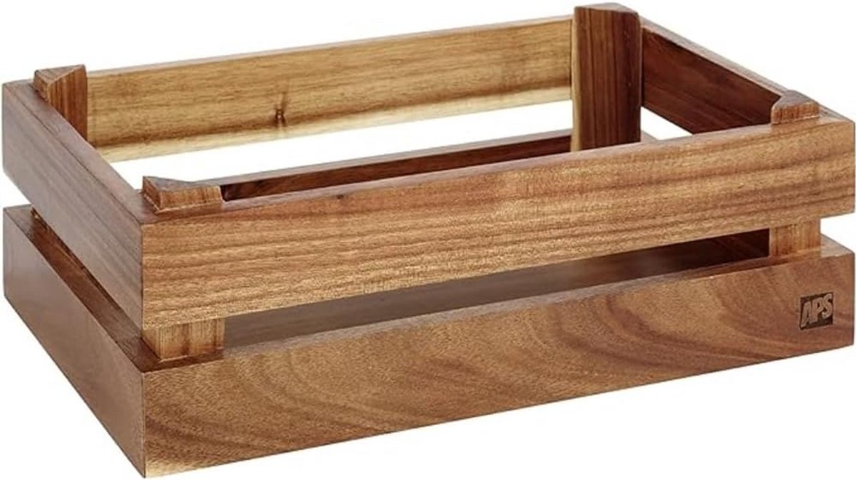 Houten Kist van Acaciahout voor Buffet, Opslag of Decoratie