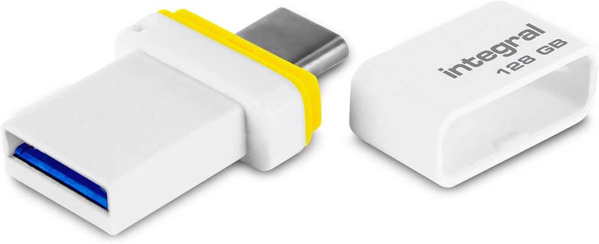 128GB USB 3.1 & Type-C Dual Connector Geheugenstick voor Smartphone, PC en Tablet Back-up