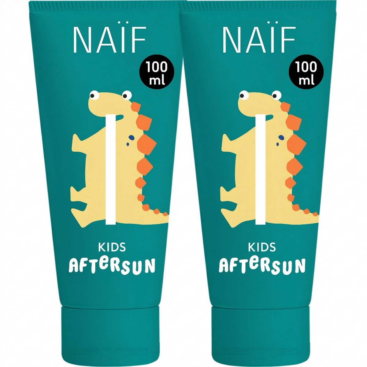 Naïf Aftersun Gel Kind 3+ - Verkoelt & Verzacht - Vegan - Zonder Microplastics - 2x100 ml