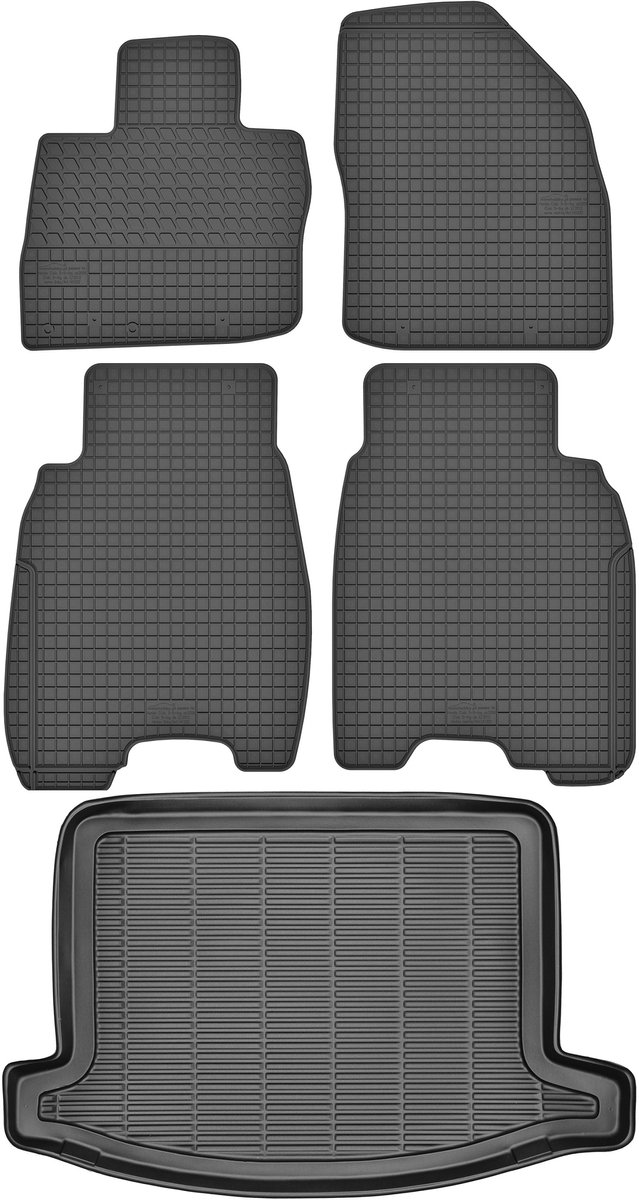 Max-Dywanik MOTOHOBBY - Autovloermatten en Kofferbakmat - Honda Civic IX Hatchback - 2012-2017