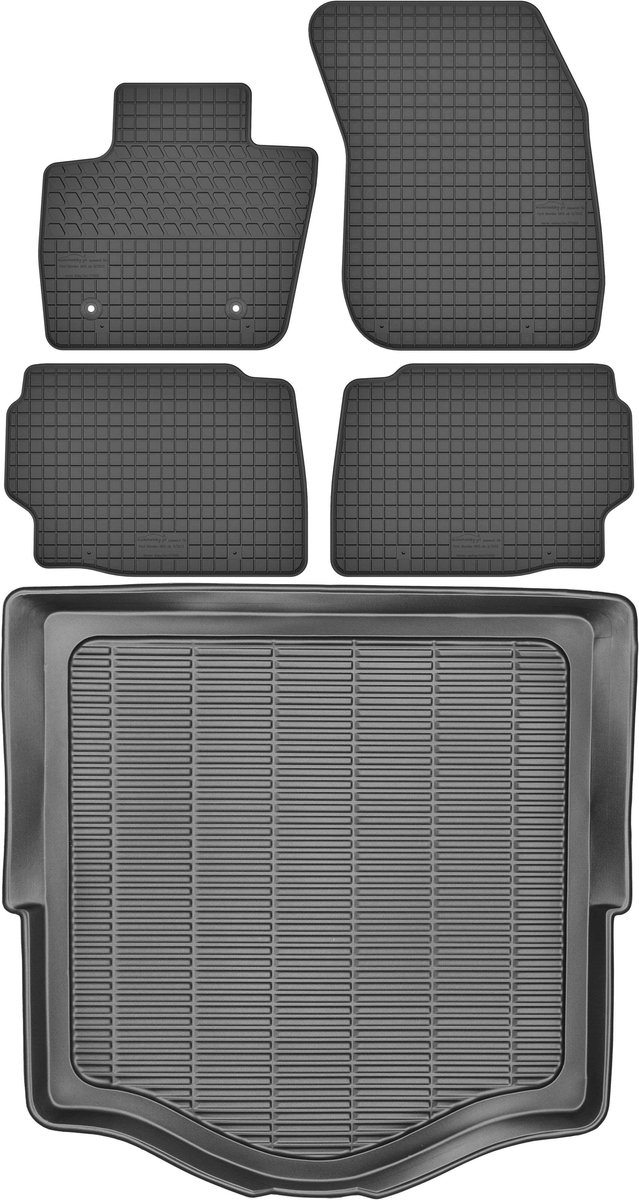 Max-Dywanik + Motohobby - Kofferbakmat en Automatten - Ford Mondeo MK5 Kombi - 2014 - Zwart