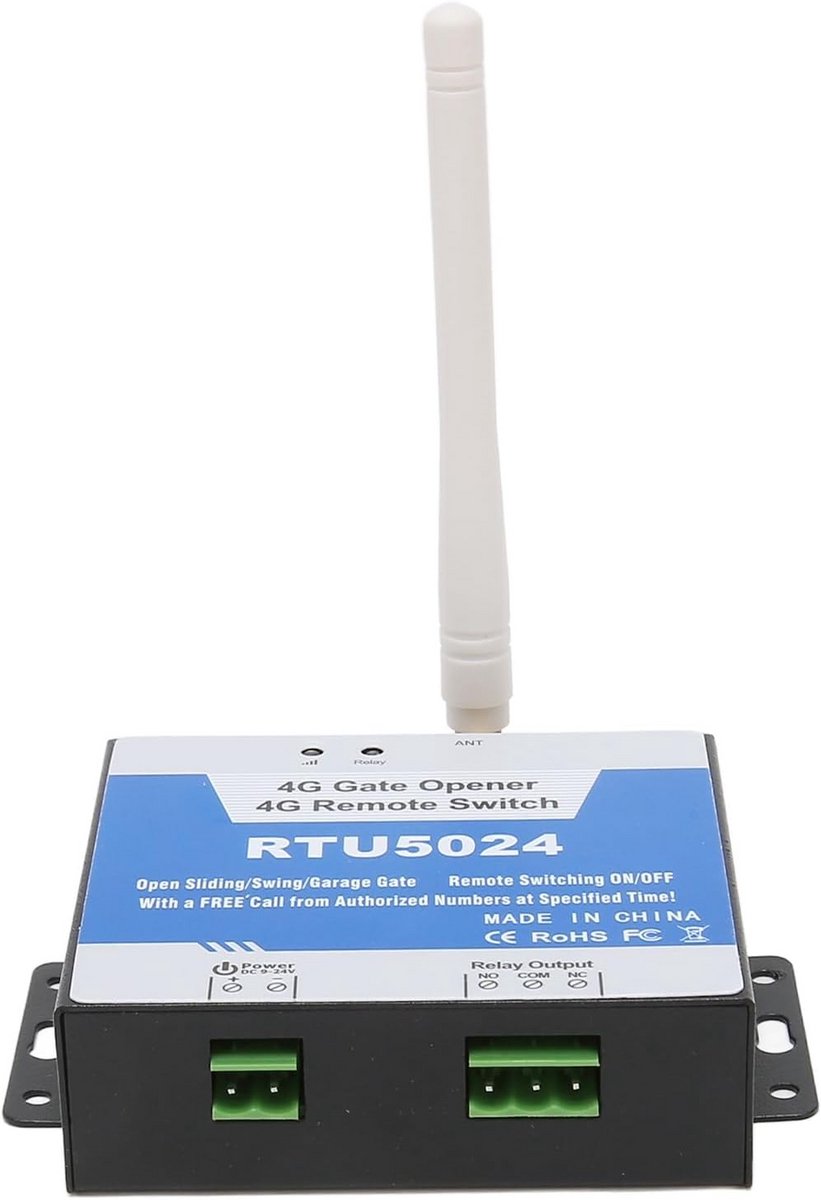 Slimme 4G GSM Gate Opener met SMS Afstandsbediening en ID Herkenning