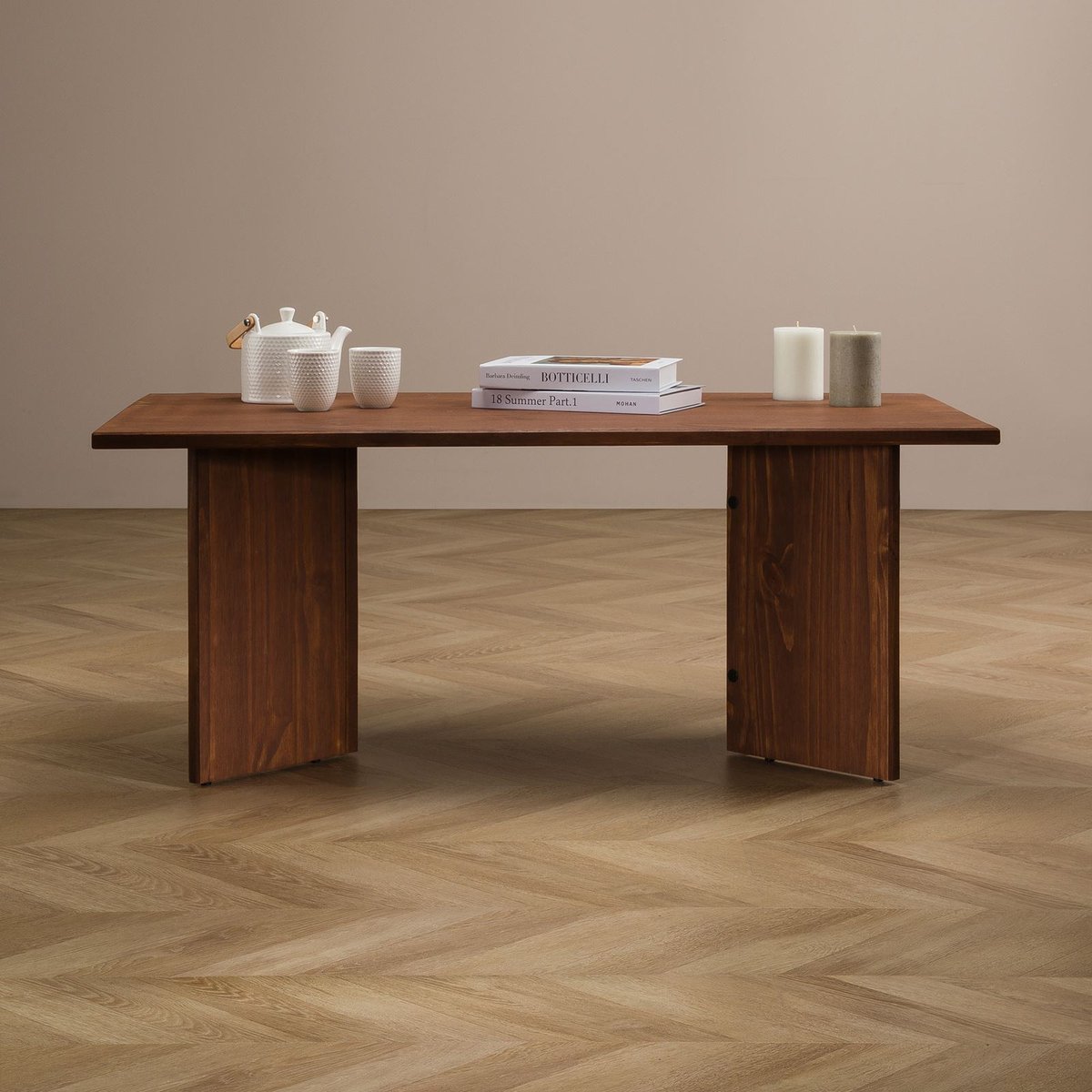 IDIMEX Salontafel MESA van massief hout – donkerbruin